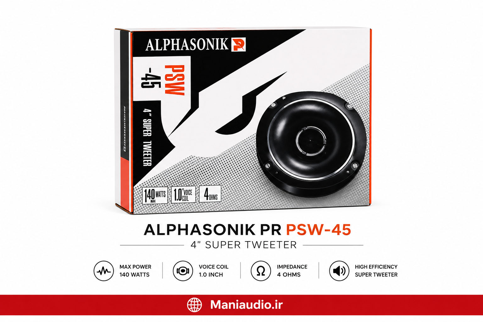 سوپر تویتر الفاسونیک مدل psw-45