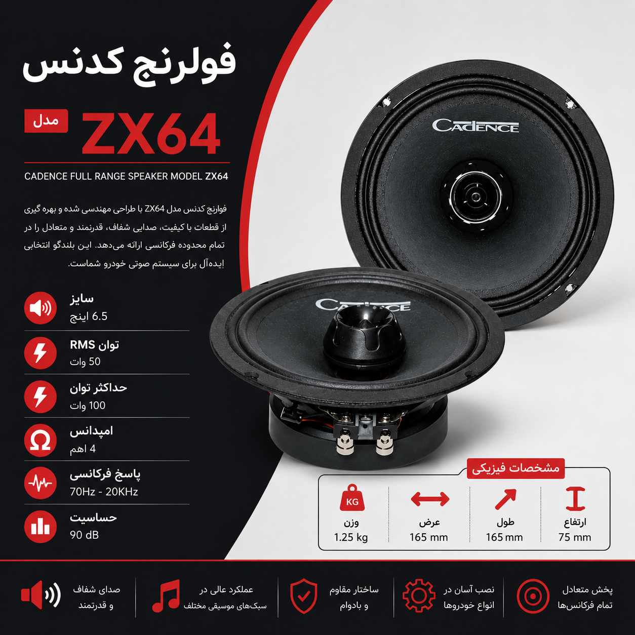 فولرنج کدنس مدل zx64